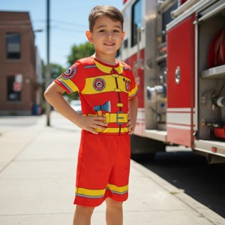 Fantasia Bombeiro Menino Moda Carnaval Envio Imediato em Oferta na Shopee