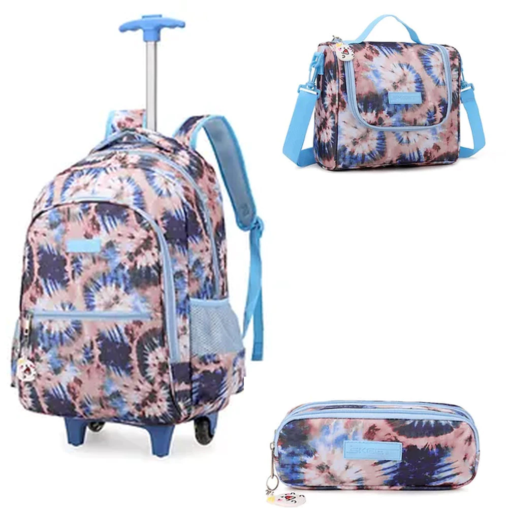 Kit Mochila com rodinhas Mochila de rodinha Mochila Costa escolar Lancheira termica estojo escolar