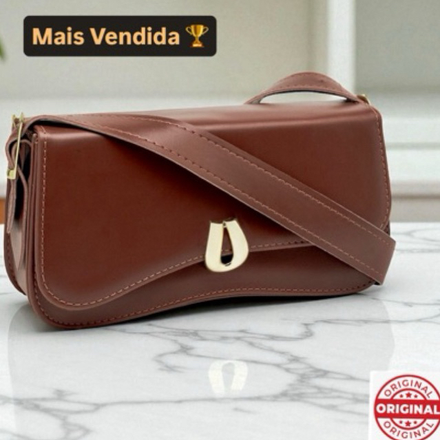 Bolsa Baguete Feminina De Ombro Sucesso de Venda Pronta Entrega em Oferta na Shopee