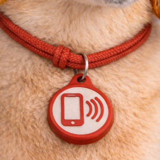 Coleira inteligente para Pet com aplicativo | Plaquinha de Identificação e rastreio sem Bateria em Oferta na Shopee
