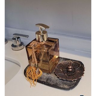Bandeja rustica organica para lavabo banheiro Decoração
