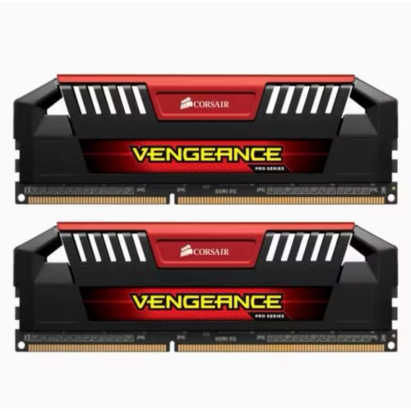 Novo Para Corsair VENGEANCE Pro 16GB 2x 8GB DDR3 OC 2400MHz CMY8GX3M2A2400C11R Memória RAM PC Desktop DIMM Vermelha