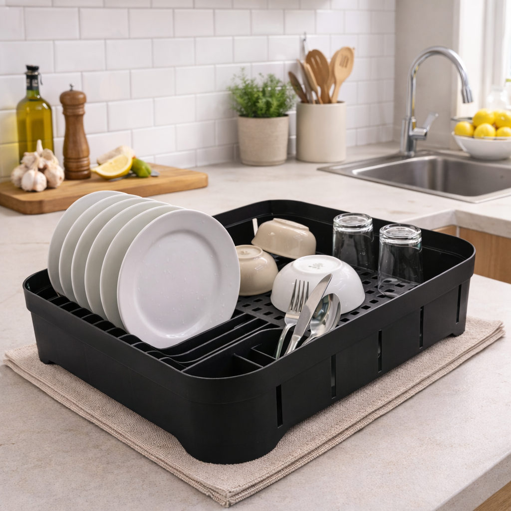 Escorredor de Louça Cozinha Organizador Pratos Talheres e Copos em Oferta na Shopee