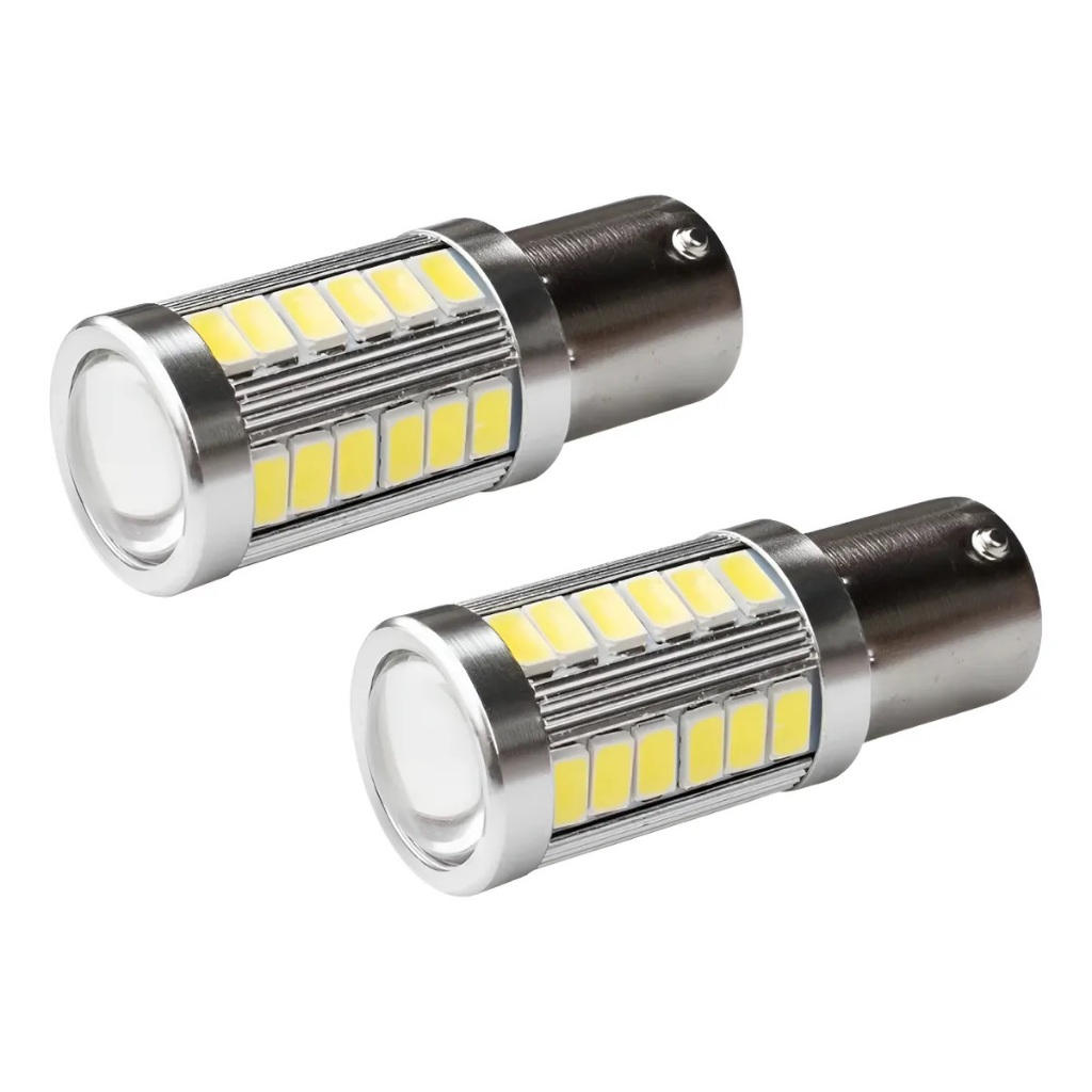 Kit 2 Lampada 33 Led Cree Bay15d BRANCO 2 Polo P21 em Oferta na Shopee