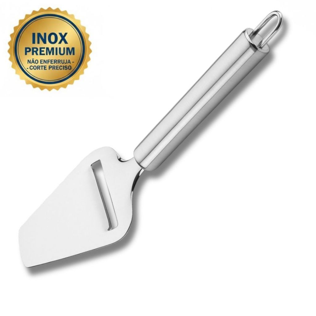 Fatiador De Queijos Inox Profissional Plaina De Queijo  E Frios Cortador Utensílio Cozinha Luxo