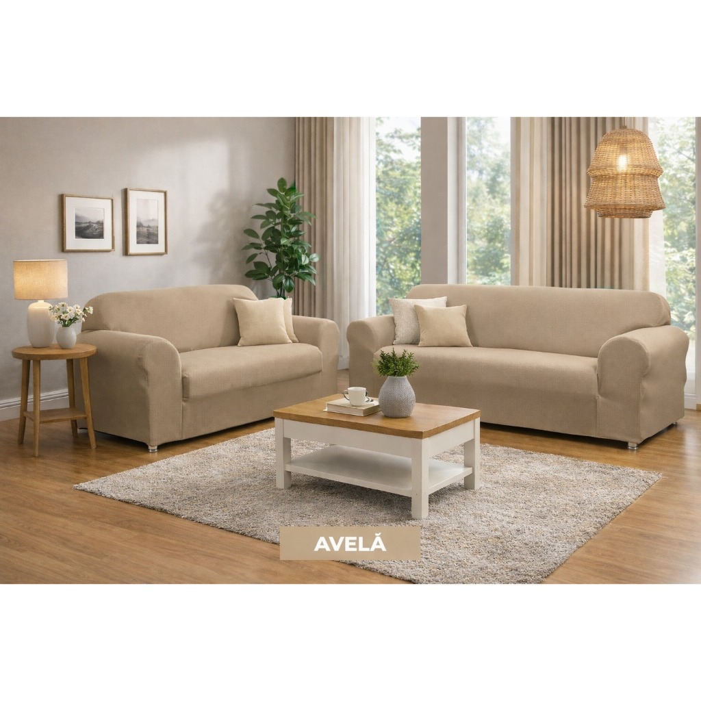 JOGO KIT CAPA DE SOFA COLADINHA 2 E 3 LUGARES PREMIUN MALHA GEL PARA SOFÁ COM ACABAMENTO EM ELÁSTICO