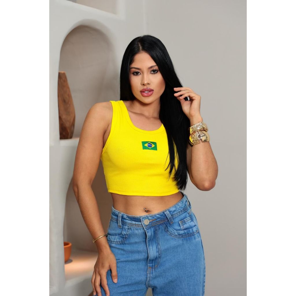 CROPPED FEMININO SELEÇÃO BRASILEIRA 2026