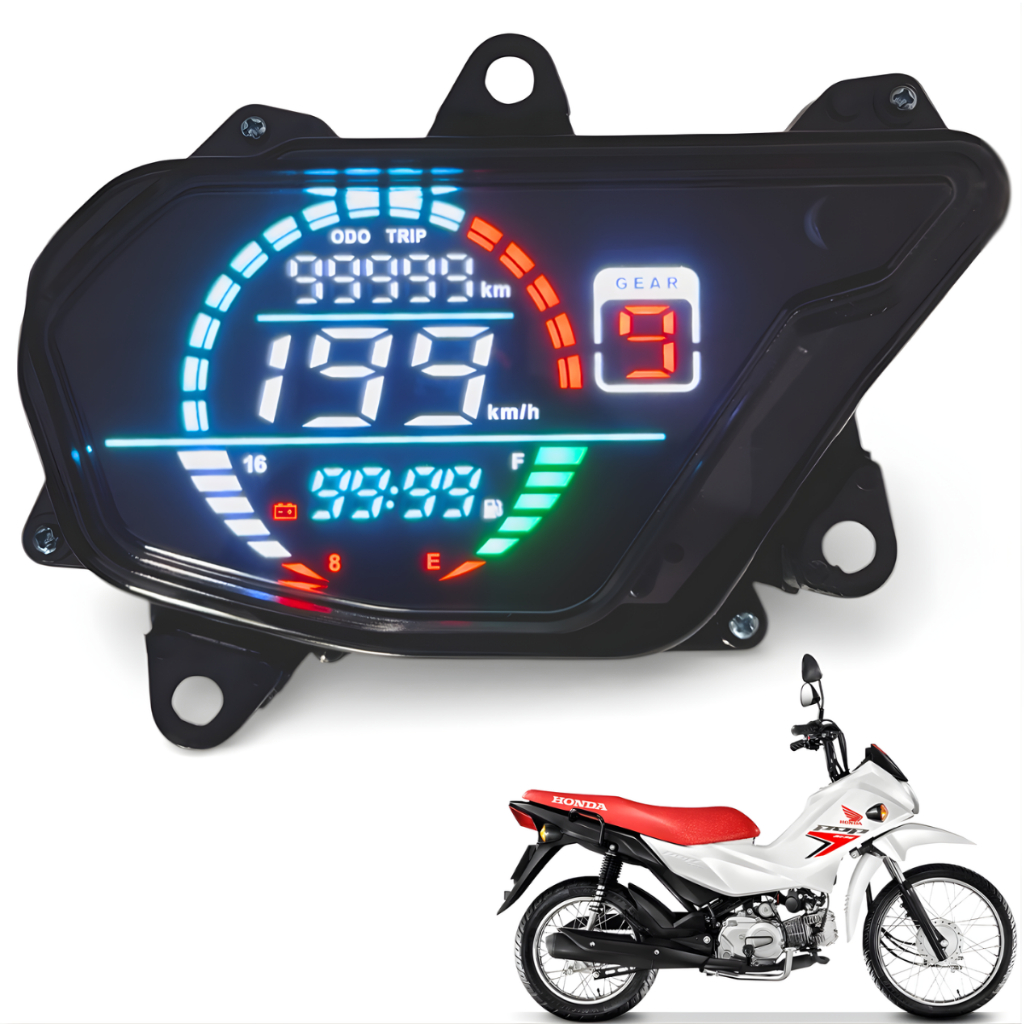 Painel Digital Pop 110 2016 a 2025 Blackout em Oferta na Shopee