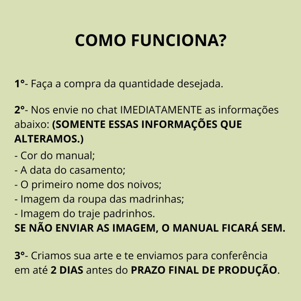 Kit Manual de Padrinhos + Convite de Caixa de Padrinhos