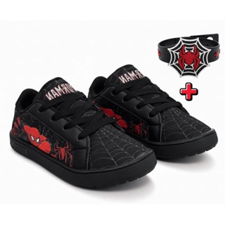 Tênis Masculino infantil Aranha+Brinde Confortável Leve e Macio em Oferta na Shopee