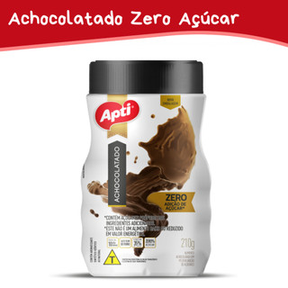Achocolatado em Pó Zero Açúcar APTI 210g
