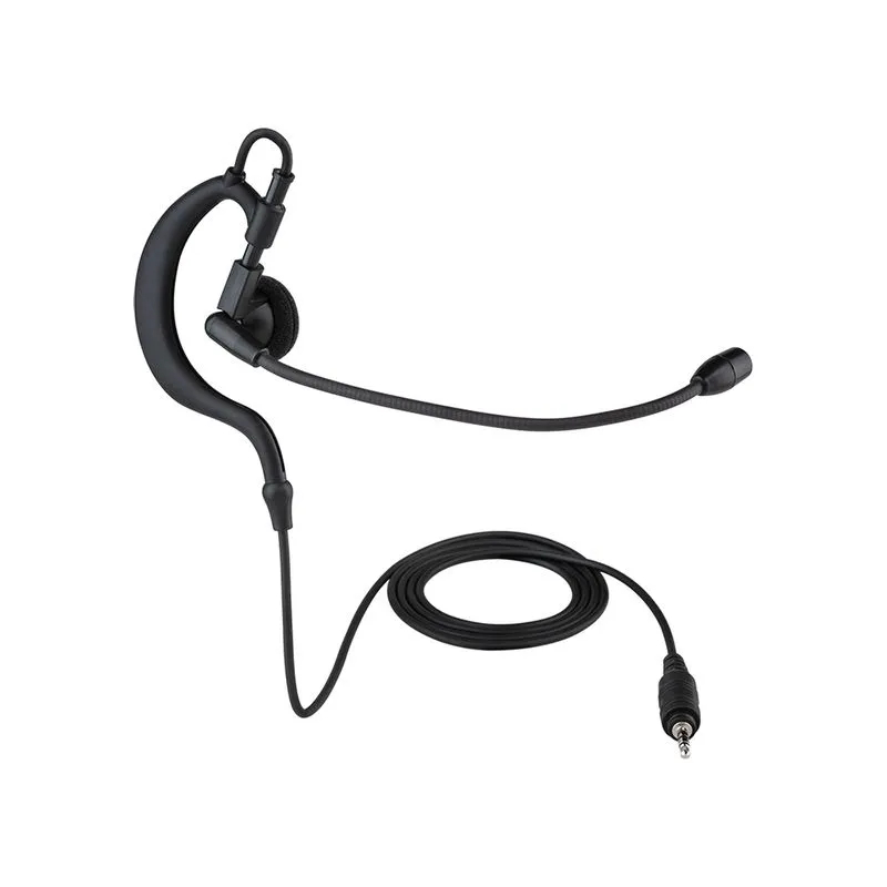Fone de Ouvido Com Microfone Intelbras HC 20 PT Headset Rádio Comunicador Walkie Talkie Telefone Sem Fio