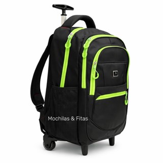 Mochila Escolar Masculina com Rodinha  Grande 45x31x18cm  Resistente e Estilosa em Oferta na Shopee