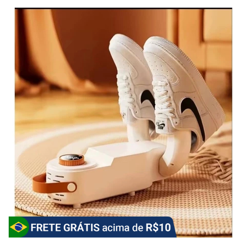 Secador Inteligente Aquecimento Rápido Antibacteriano com Temporizador Dobrável em Oferta na Shopee