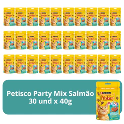 Kit de 30 Friskies party Mix Salmão