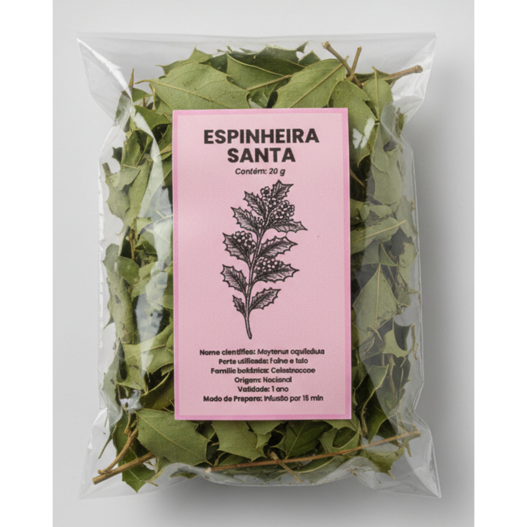 Espinheira Santa Maytenus Nacional 20g em Oferta na Shopee