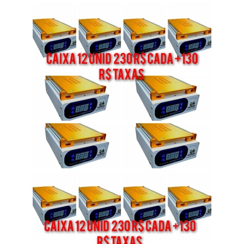 kit 12 máquinas separadora de tela Aida ou yaxun +taxa