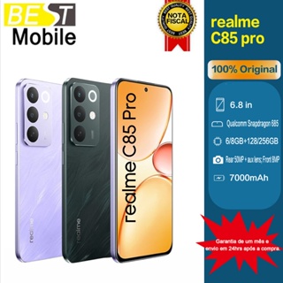 Celular Realme C85 Pro 4G, Bateria 7000mAh, Tela AMOLED 6.8", Câmera 50MP, Versão Global Original em Oferta na Shopee