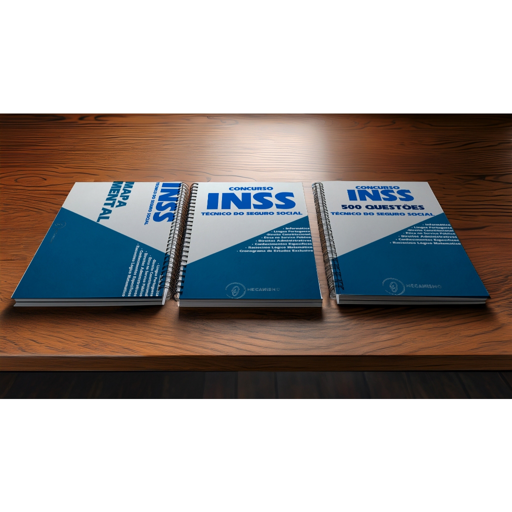KIT INSS 2026 – 3 APOSTILAS COMPLETAS | Questões + Teoria + Mapas Mentais | APROVAÇÃO GARANTIDA em Oferta na Shopee