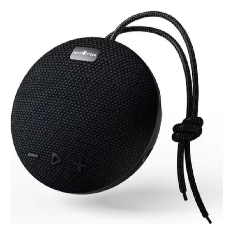 Caixa de Som Wisetiger C200 Black, Bluetooth 5.0, 6w de Potência Rms, Ipx7, Speaker Portátil Tws Tribit Tronsmart Anker