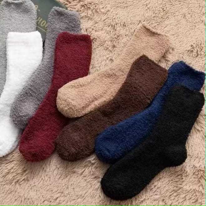 Meias Felpuda Grossa Para Frio Quente Adulto unisex Meias De Chão De Outono em Oferta na Shopee