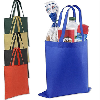 25 Sacolas Tnt Com Alça Longa Ecológicas 80g 30x35 Eventos Mercado com Alça Fortificada em Oferta na Shopee