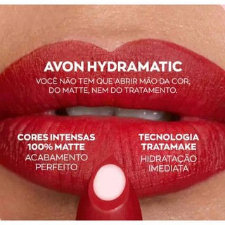 Batom Tratamake Matte | Nude, Rosa Blush e Rosa Framboesa | Avon