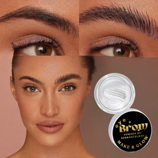 Pasta de Sobrancelha  Modeladora  gel Incolor com Óleo de Rícino  Fixação  e Efeito Natural Eye Brow em Oferta na Shopee