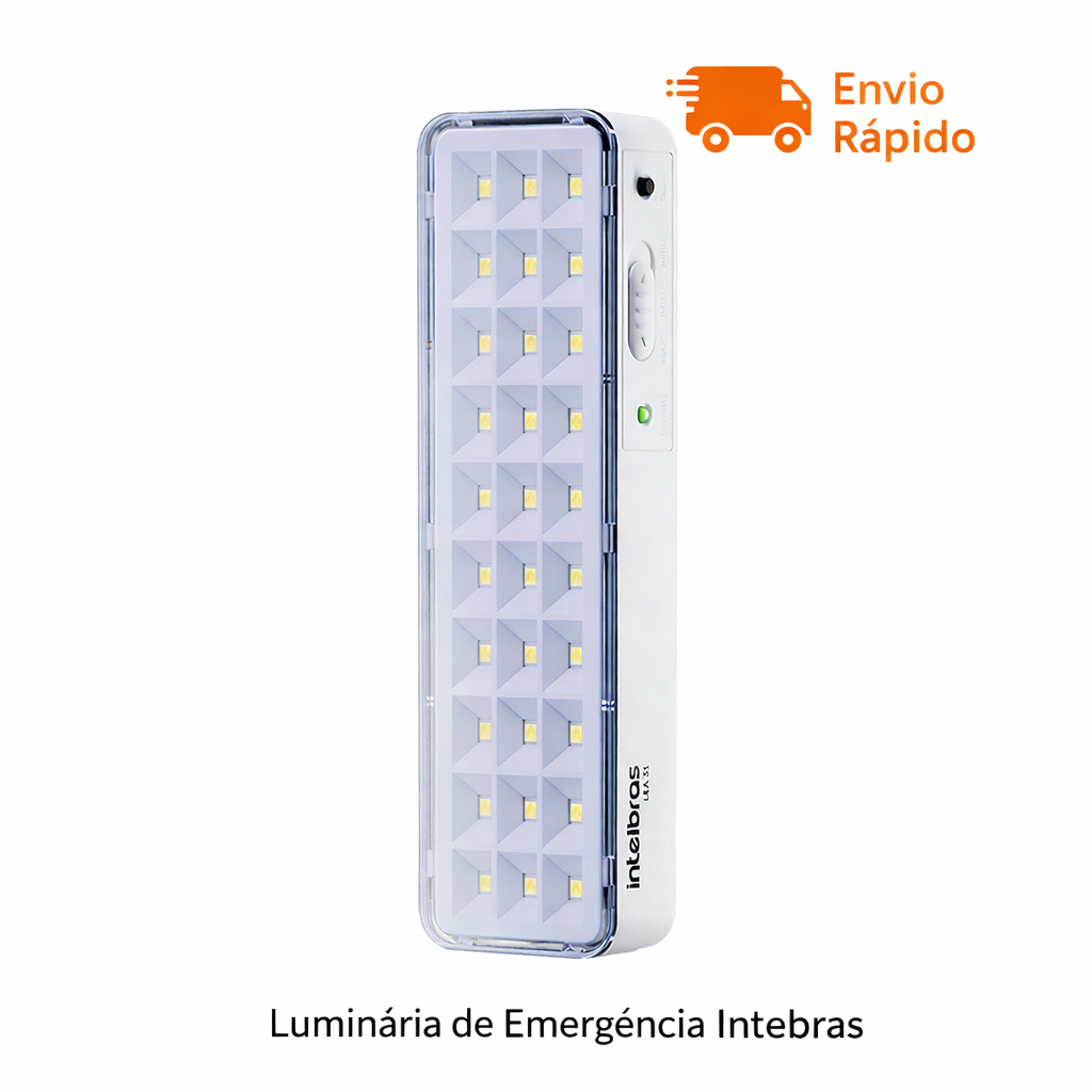 Luminária de Emergência Intelbras Lea 31 LED Bivolt Recarregável Luz de Emergência Falta de Energia Apagao Interno em Oferta na Shopee