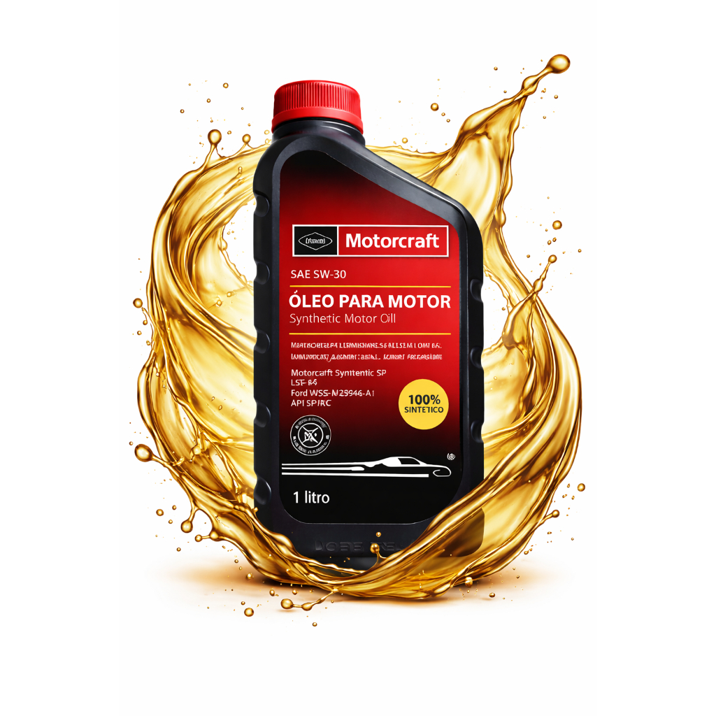 1L Óleo De Motor Sae 5w30 100% Sintético Motorcraft Ford