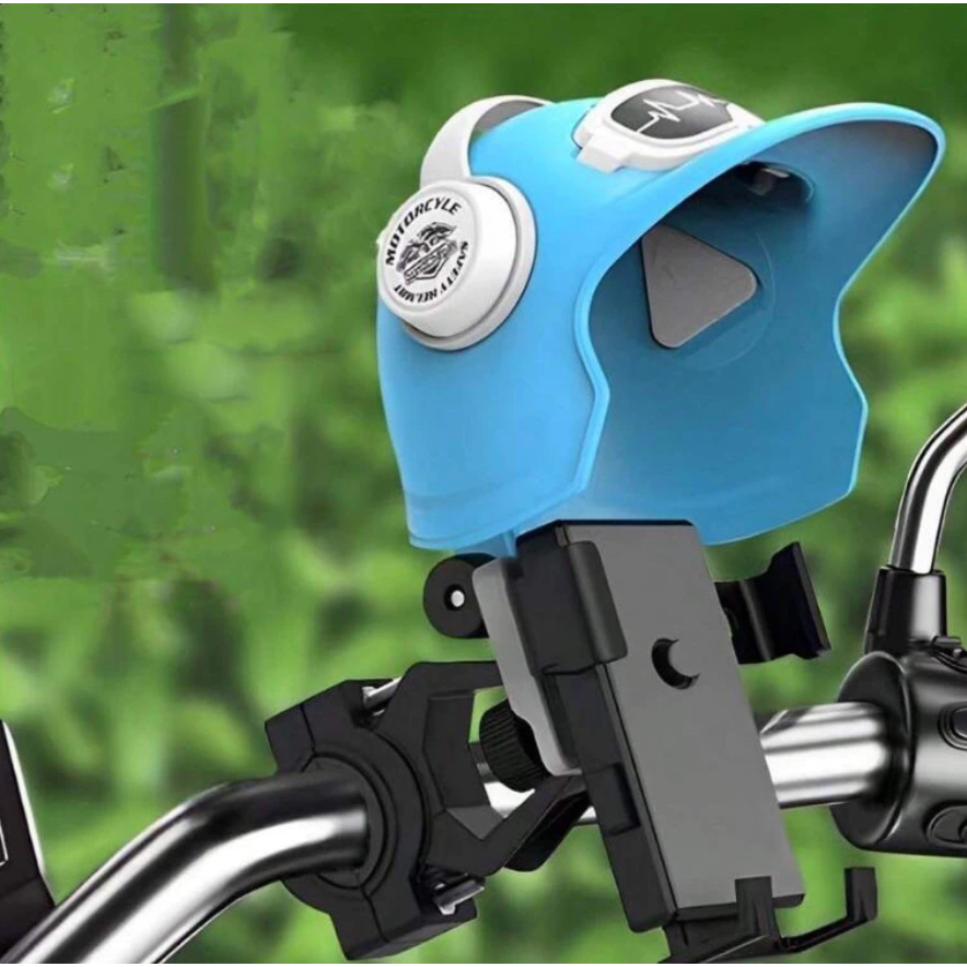 Suporte Para Telefone Celular De Motocicleta Com Capacete Pequeno E Navegação Elétrica De Bicicleta À Prova D'água