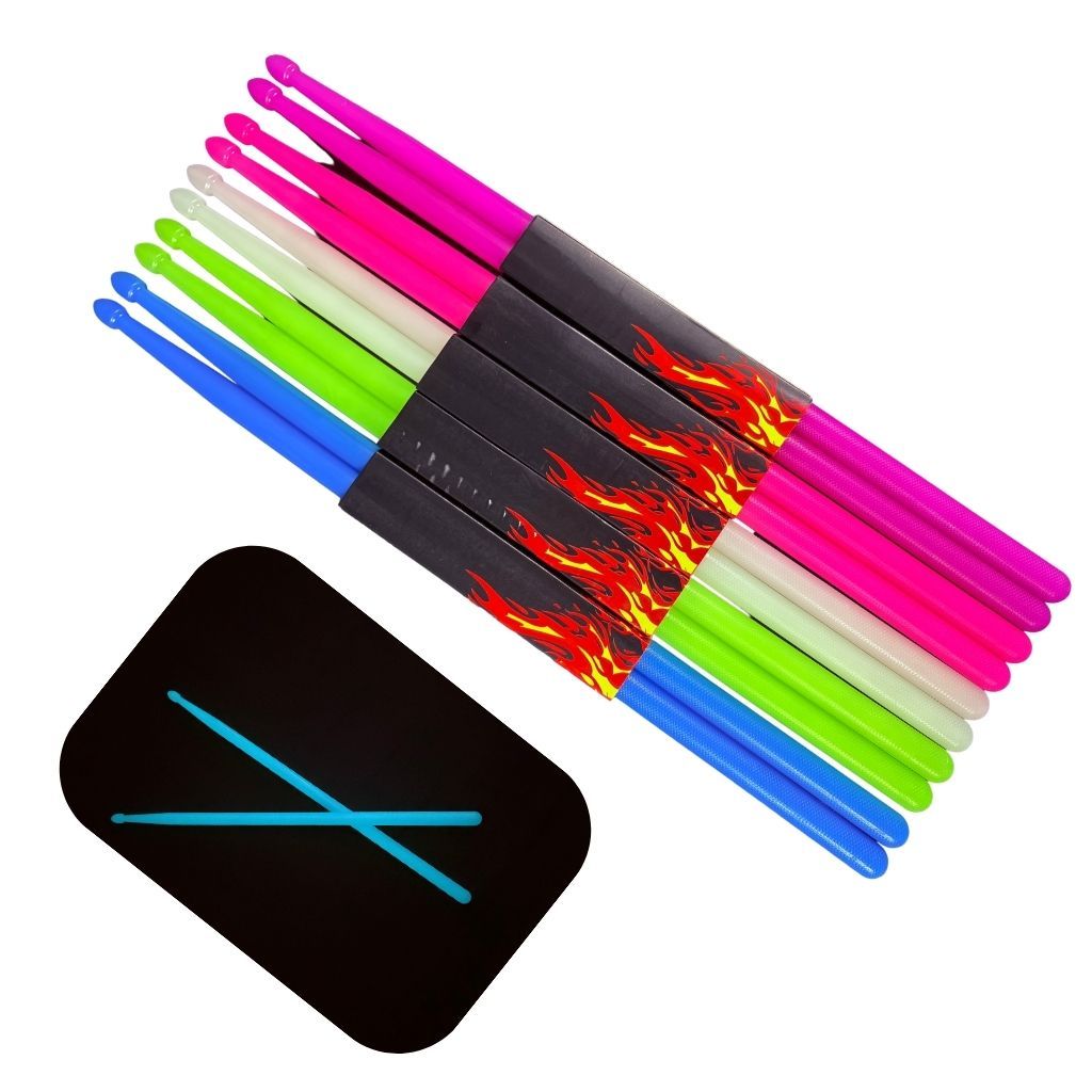 Par de Baquetas Neon 5A