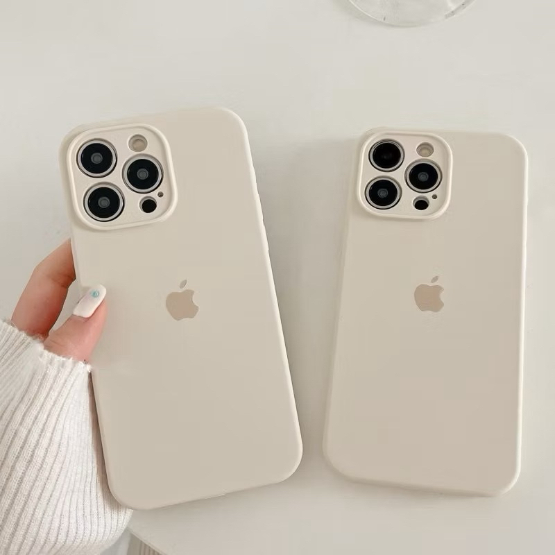 Capa Capinha Para iphone LINHA IP14 15 e 16 Silicone Aveludada C/ Proteção na Câmera Fechada Quadrada