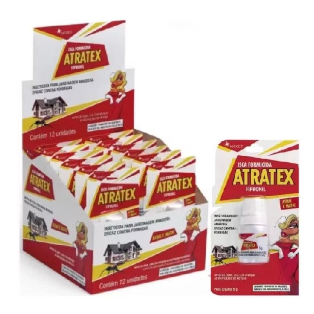 Isca Eficaz Contra Formigas Doceiras Atratex 5g Lançamento