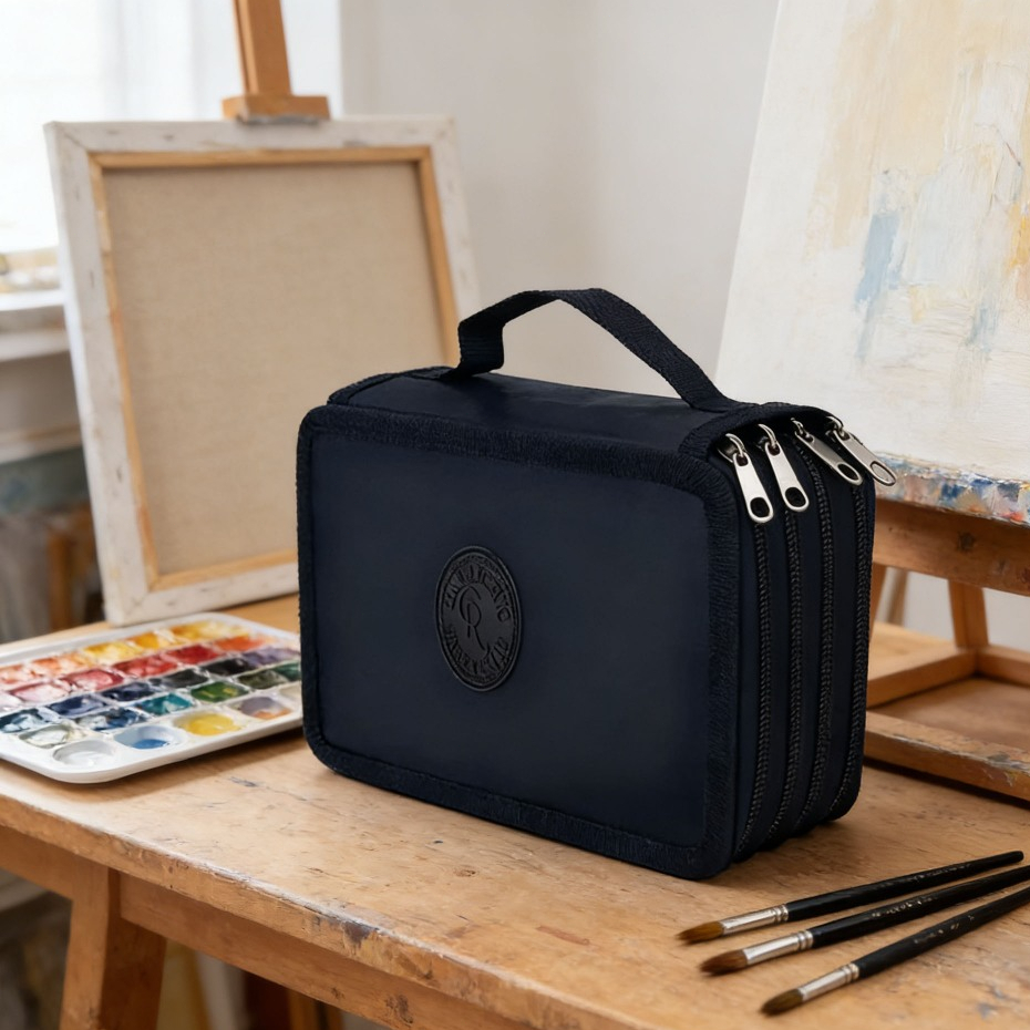 Box Quatro Camadas Com 72 Furos Para Lápis Canetas e Material Escolar Estojo em Oferta na Shopee