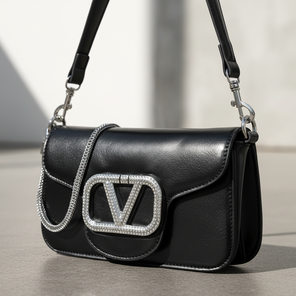 Bolsas Femininas De Ombro Transversal Media Baguete Elegante Para Festa Moda Blogueira em Oferta na Shopee