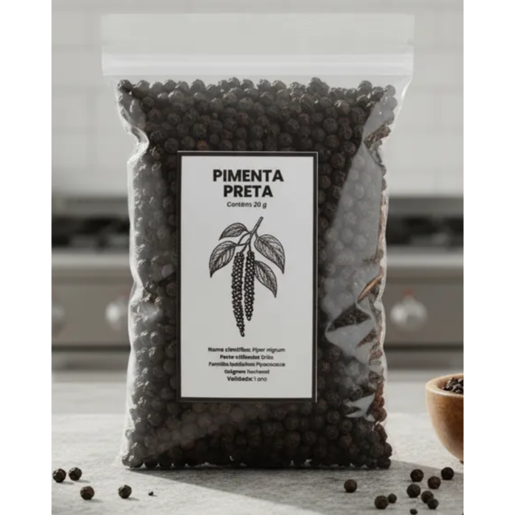 Pimenta Do Reino Preta Grão Nacional 20g em Oferta na Shopee