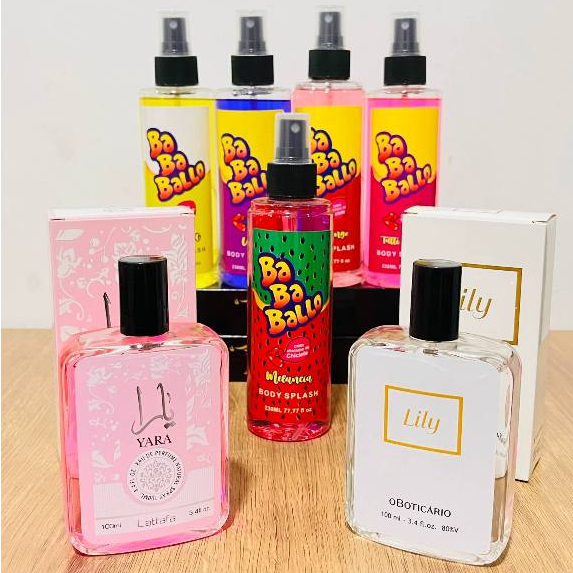 Kit 2 Perfume Feminino e Ganhe 1 Body Splash de Brinde - Perfume Intenso e Alta Fixação Presente