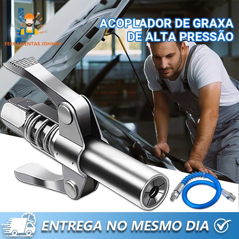 Máquina De Graxa Pneumática Elétrica Manual Com Bico Tipo Engrenagem/De Alta Pressão Alça Dupla