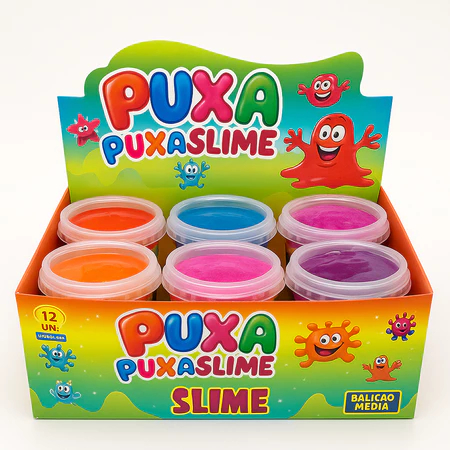 Unidades Puxa Puxa Slime Geleca Leleca em Oferta na Shopee