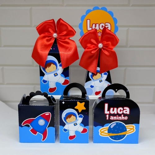 Kit 5 Caixinhas Personalizadas para Lembrancinha | Festa Infantil | Nome e Idade Grátis |