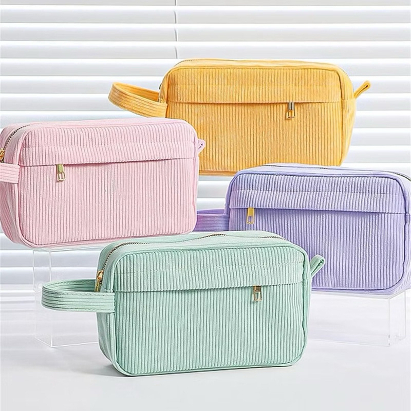 Necessaire Feminina Organizador De Tecido Viagem Trabalho