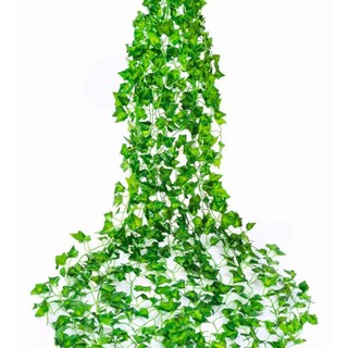 24 METROS Trepadeira Artificial Hera 7m Corrente Pendente Realista para Decoração Verde Premium