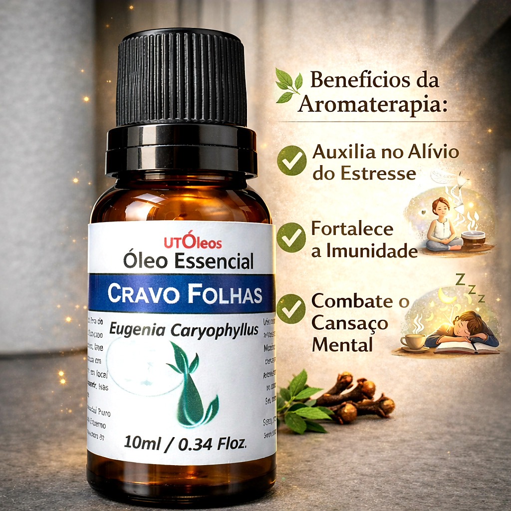 Oleo Essencial De Cravo Folhas 10ml