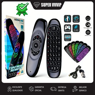 【Brasil Spot Sale】Mini Controle Teclado Air Mouse LE-7679 Sem Fio 2.4G Com Voz Para Smart TV PC Projetor em Oferta na Shopee