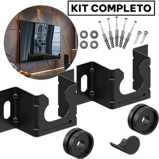 KIT Suporte TV Universal Fixo LED LCD Plasma 10 a 85'' Parede - Painel - Monitor