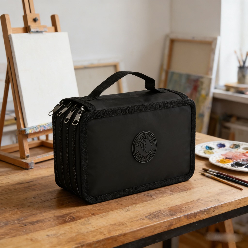 Estojo Box Quatro Camadas Com Para Lápis Canetas e Material Escolar em Oferta na Shopee