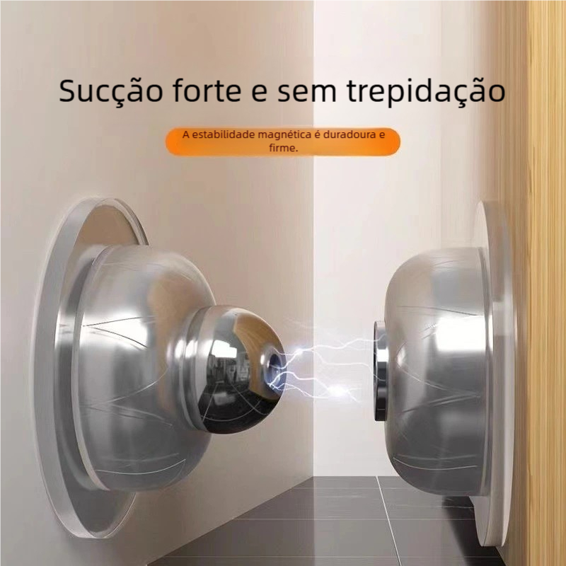Prendedor Magnético Adesivo Inox Preto - Batetor Trava Fixador Porta Imã Resistente em Oferta na Shopee