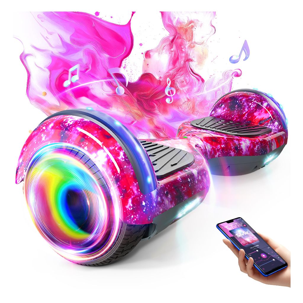 Hoverboard Overboard Infantil Skate Elétrico 6.5" LED Bluetooth Motor Brushless-Estoque do Brasil em Oferta na Shopee