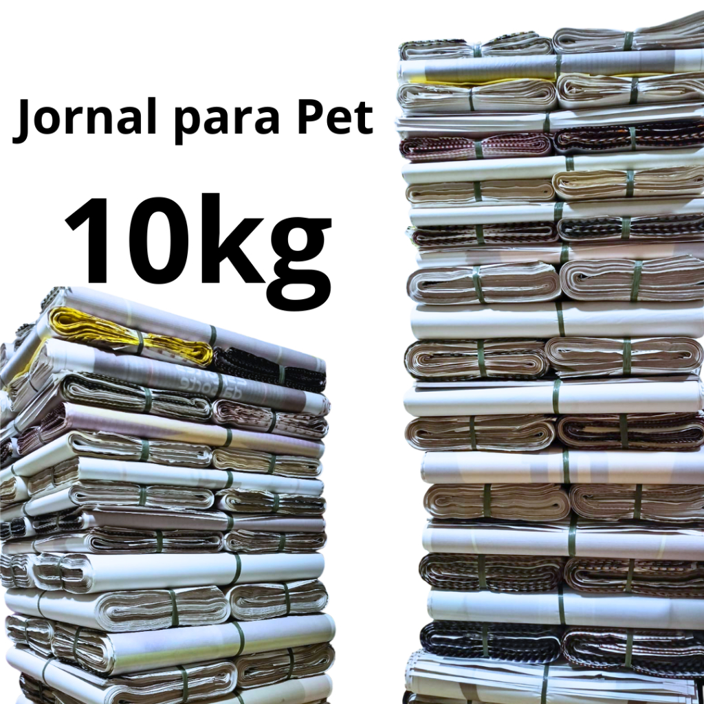 Jornal Pets 10 kg Biodegradável Extra Grande Para Pet 95x65cm (envio imediato)
